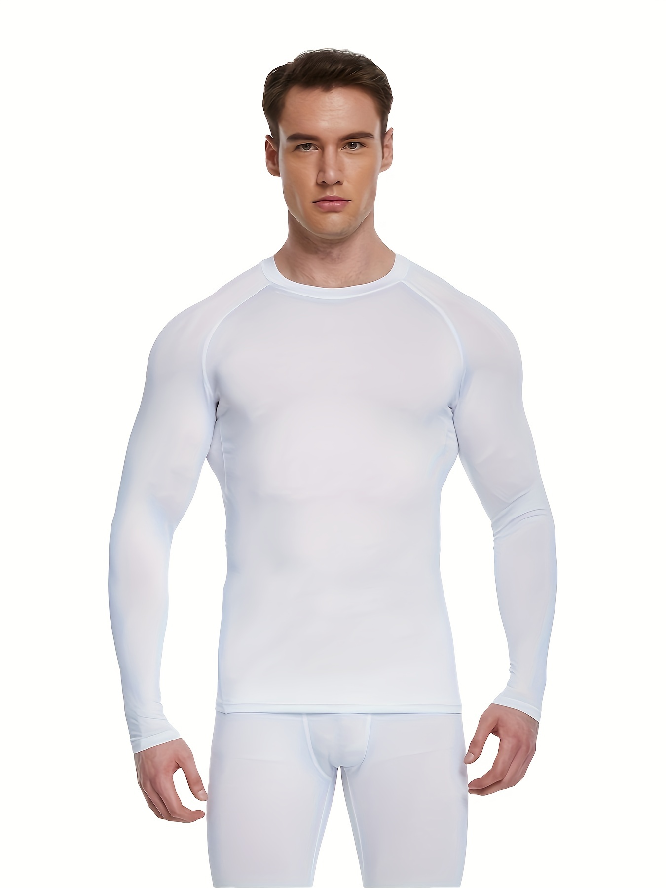 Compression Shirts Men Long Sleeve Athletic Cold Weather - Temu France