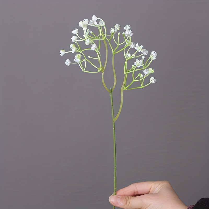 White Baby Breath Artificial Flowers Faux Babys - Temu