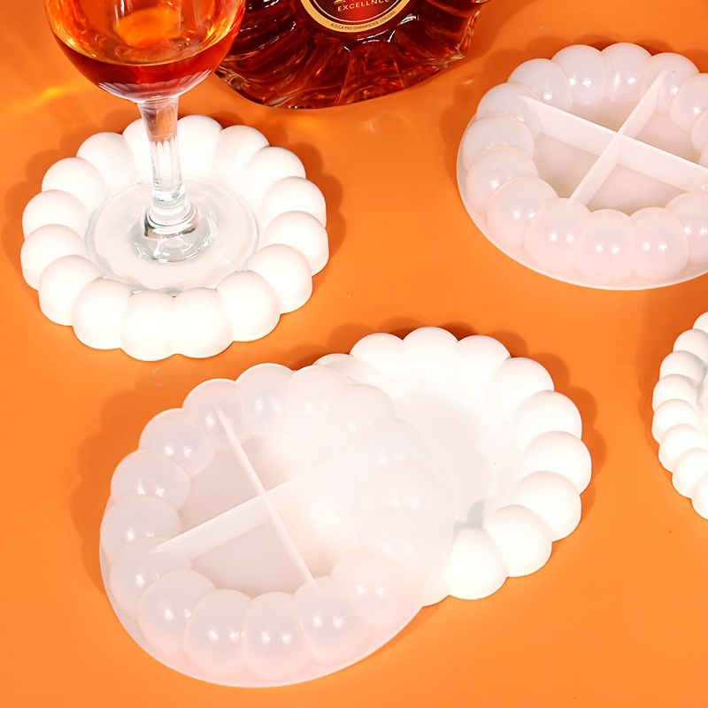 TINYSOME Clear for Cross Candle Holder Resin Molds Tray Silicone