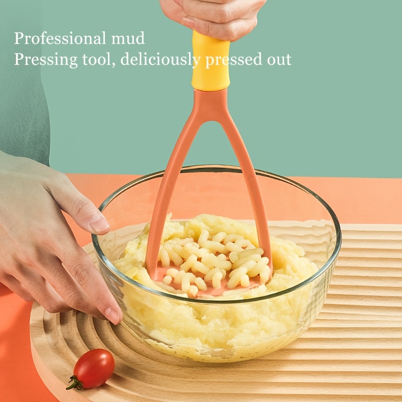 Kitchen Manual Potato Masher Stainless Steel Folding Press Mud