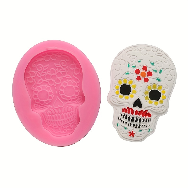 Reusable Gummy Skull Candy Mold Mini Skull Silicone Mold - Temu