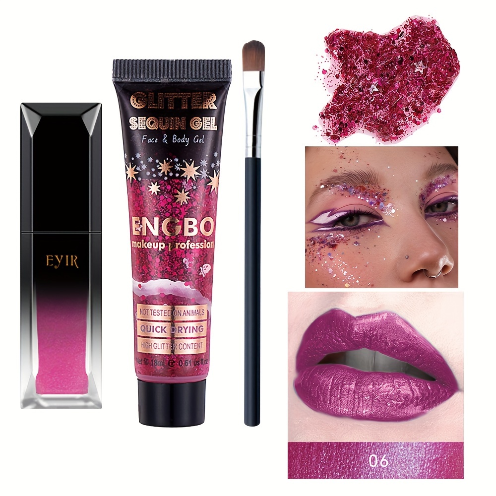 Lips & Face Glitter Kit (New!) - Dermatone