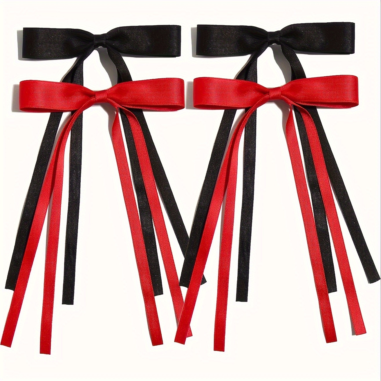 Bow Hair Clips For Women Hair Clip Bow With Long Tassel Hair - Temu