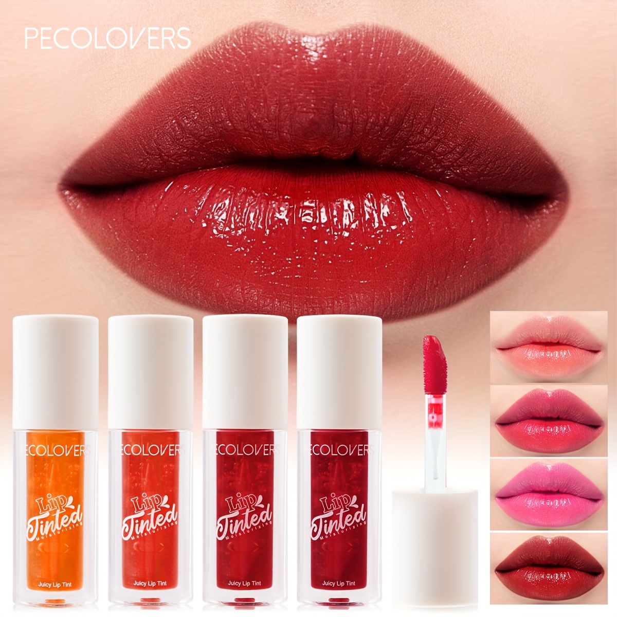  10 Colors Lip Stain Long Lasting Waterproof, Tinted Cheek &  Lip Stain, Korean Lip Tint, tinta para labios, Mini Liquid Lipstick Set :  Beauty & Personal Care