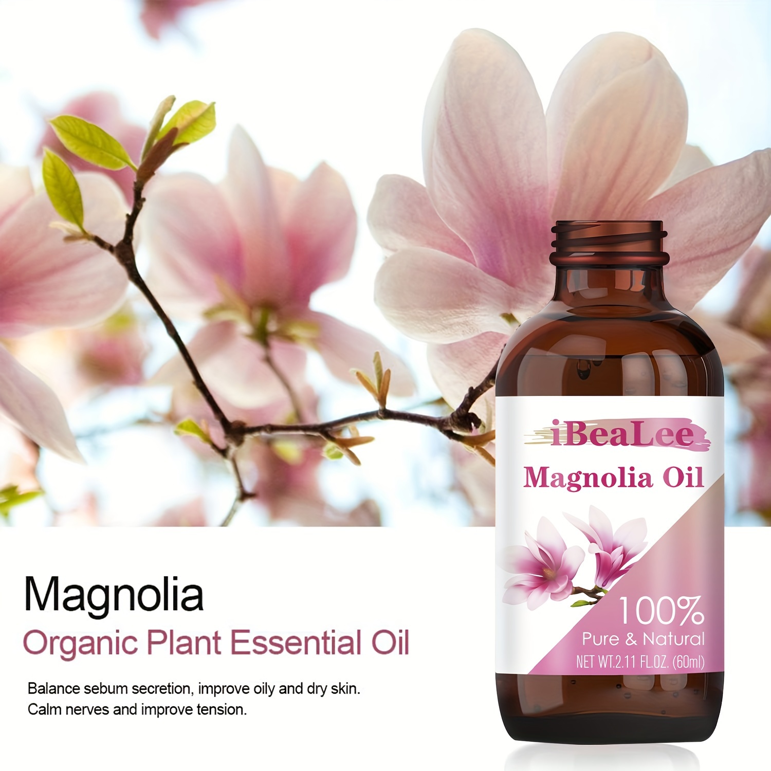 Natural et pure Magnolia Essential Oil
