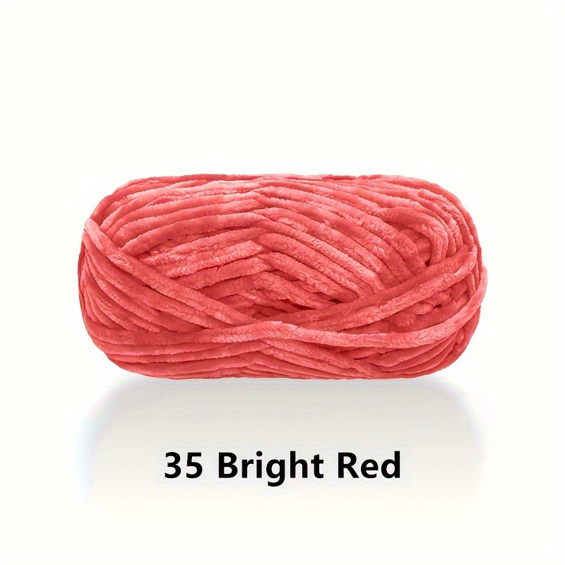 100g lana gruesa 33 rojo