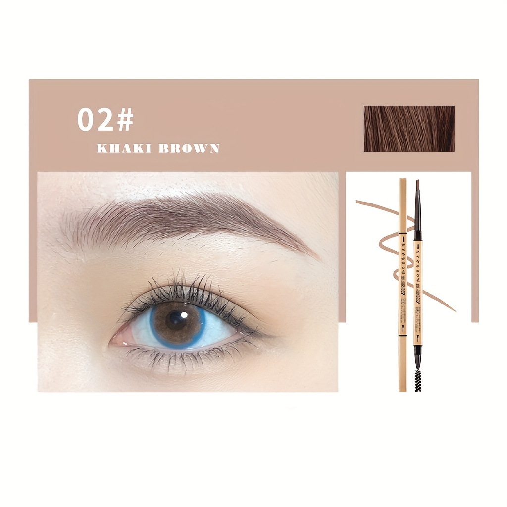 Golden Chopsticks Waterproof Eyebrow Pencil Ultra Slim Long-Lasting Color