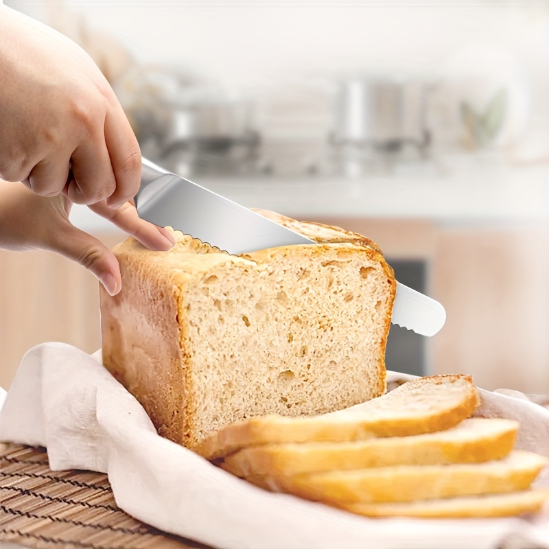 Bread Knife Serrated Knife High Carbon Stainless Steel Cake - Temu