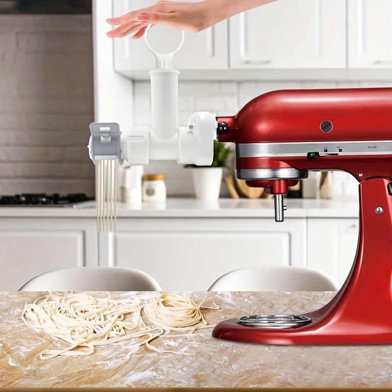 Kitchenaid Auxiliary Desktop Mixer Spaghetti Accessory, With 6 Different Shapes Of Spaghetti Exports, Durable Spaghetti Suitable For Kitchenaid Auxiliary Mixer, Kitchenaid Auxiliary Accessories - Temu