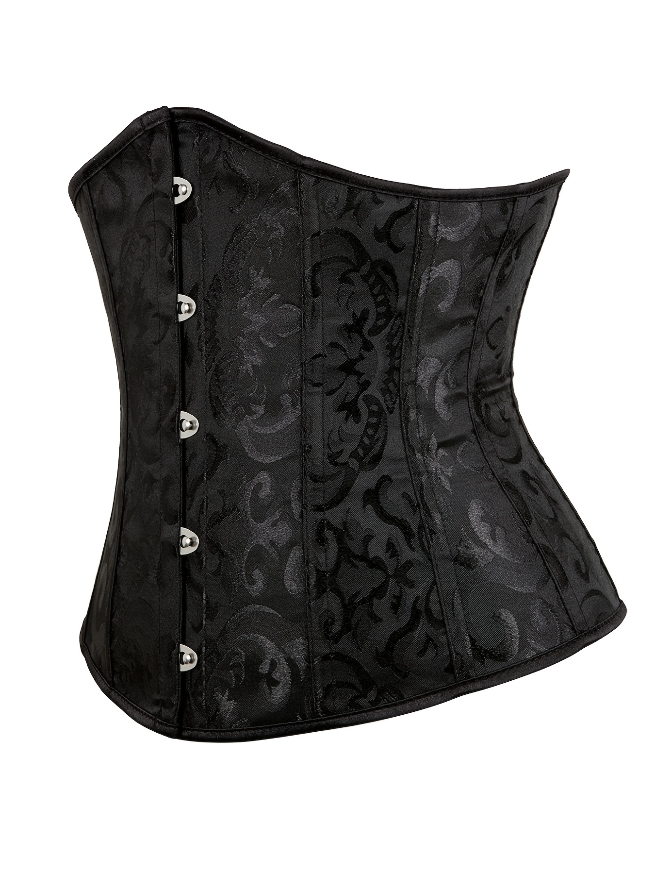 Underbust Corsets Women Black Corset Top Waist Trainer - Temu