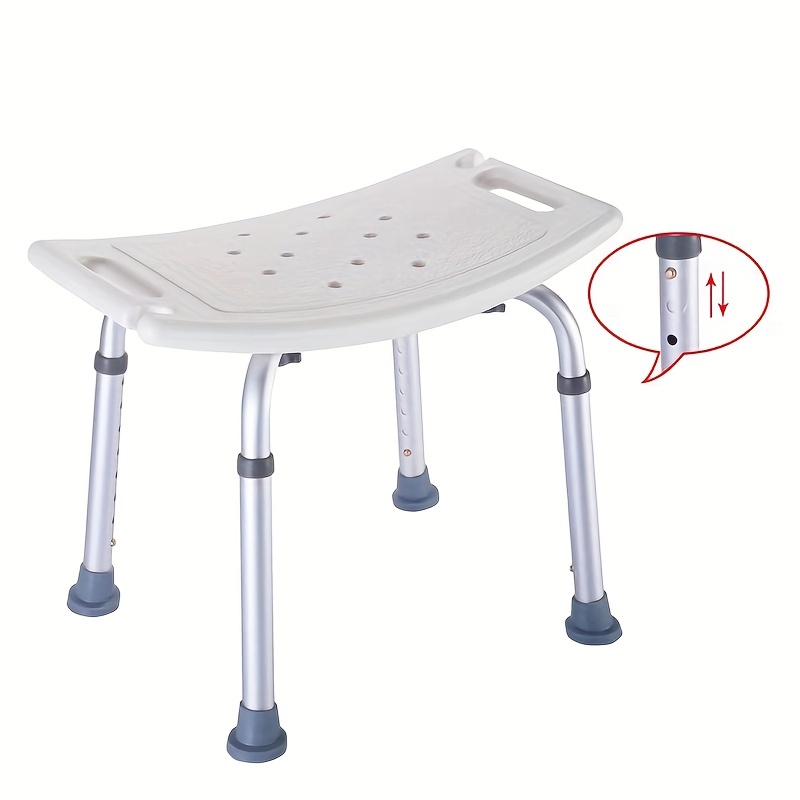 EVA Padded Shower Chair for the Elderly and Disabled Adjustable Shower Stool