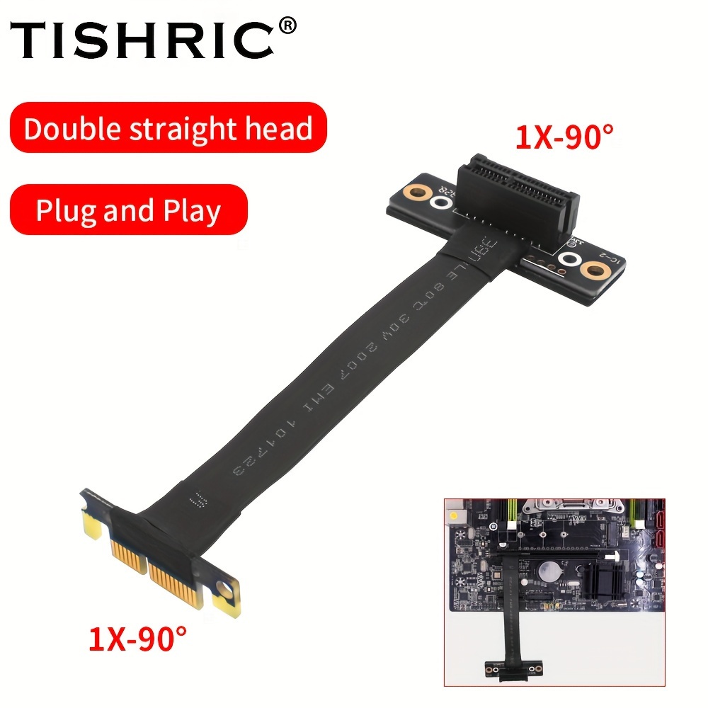 Tishric Pcie Riser 015x Graphics Card Extension Cable Riser - Temu
