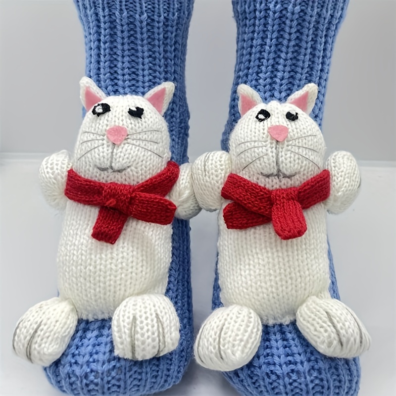Wholesale Ladies' fuzzy 3D fox animal non-slip socks, Women's indoor  ballerina slipper socks Manufacturer and Supplier