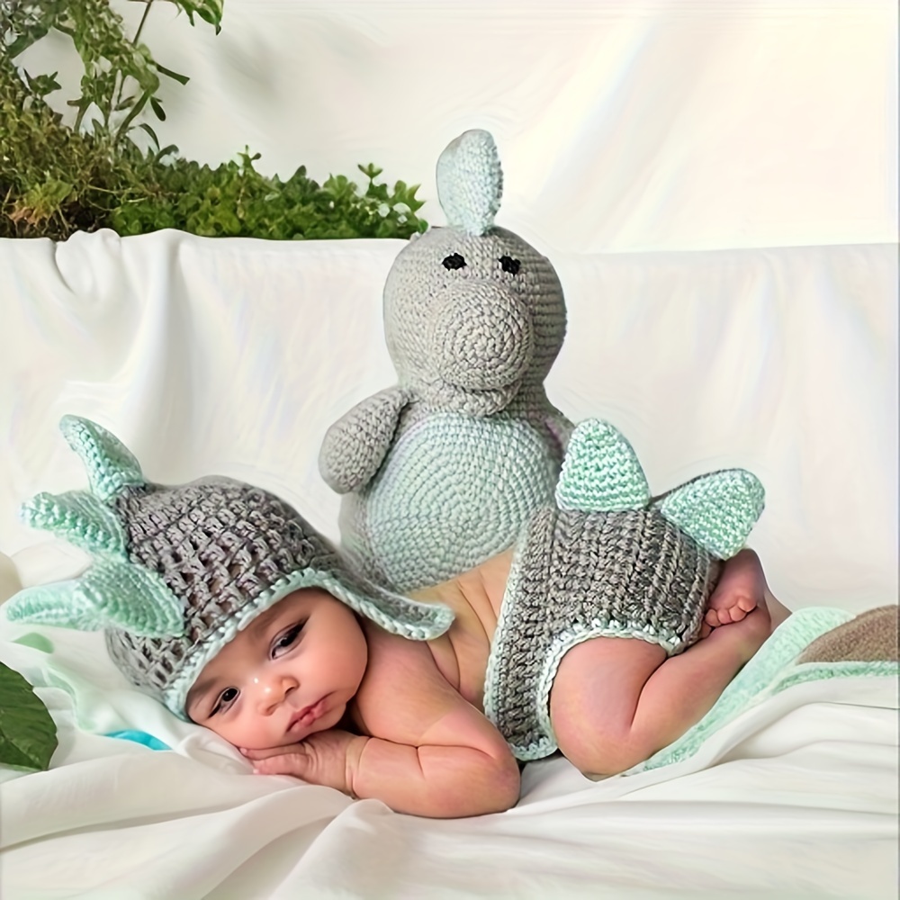 Disfraz de fotografía de recién nacido de punto de algodón ZOCONE para  niñas y niños (0-3 meses)