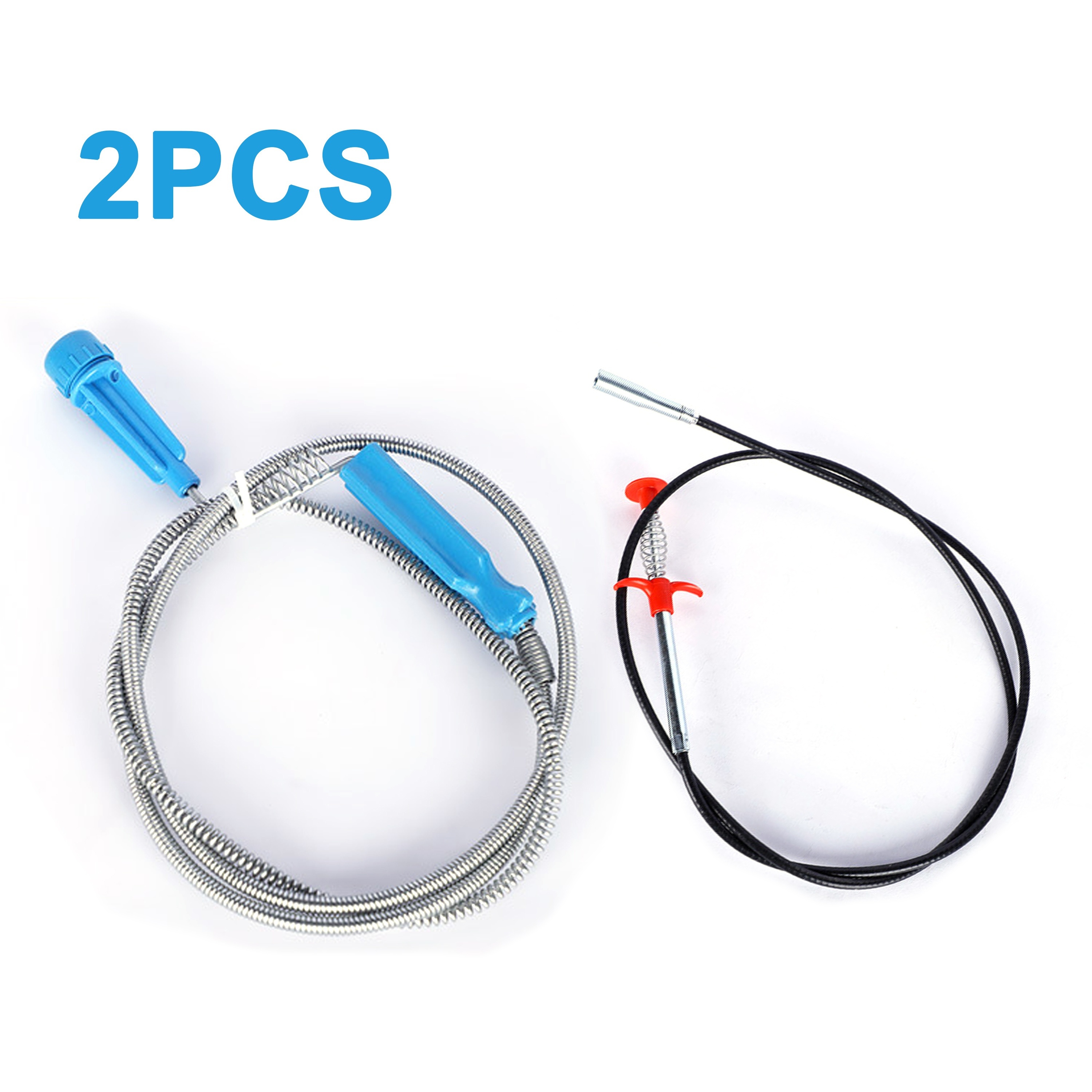 2pcs Kitchen Sink Drain Snake, Household Cleaning Tool For