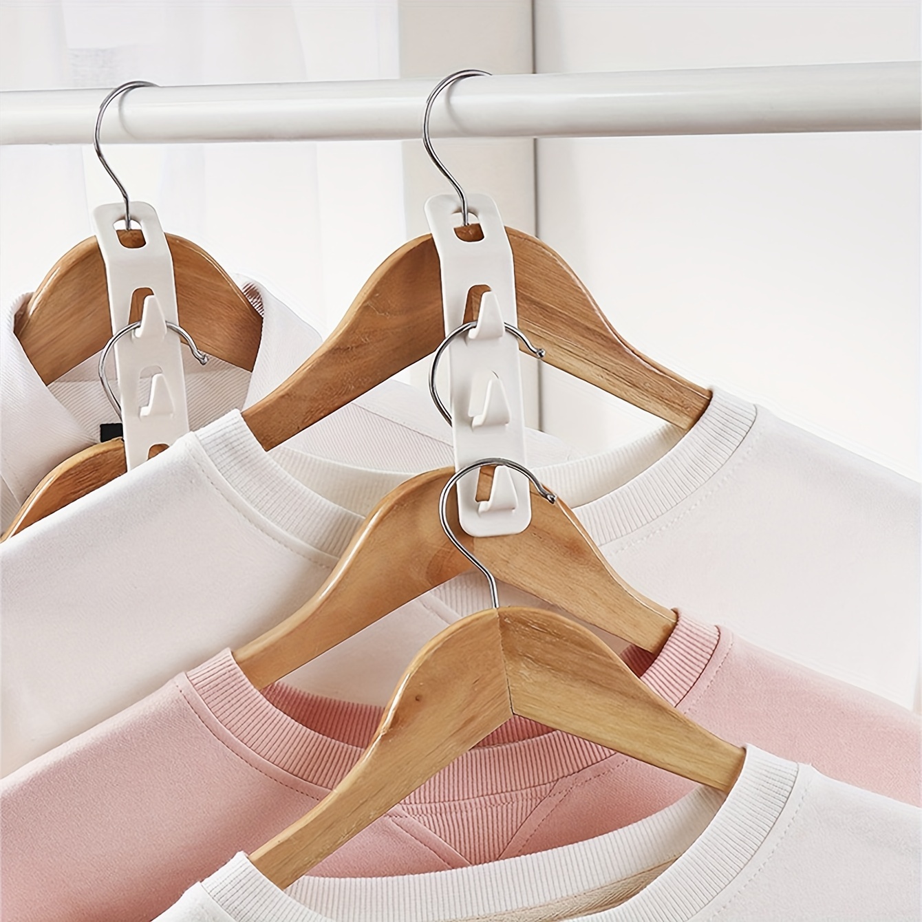  Frezon Clothes Hanger Connector Hooks, Outfit Hangers