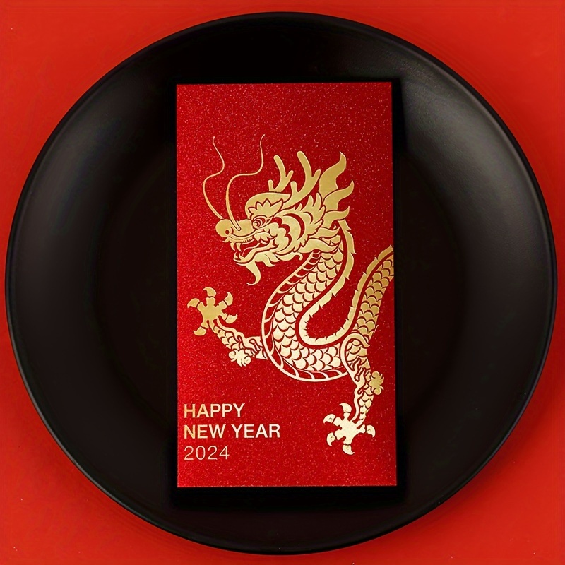 New Year Red Envelopes 2024 Lucky Money Envelopes Wedding - Temu