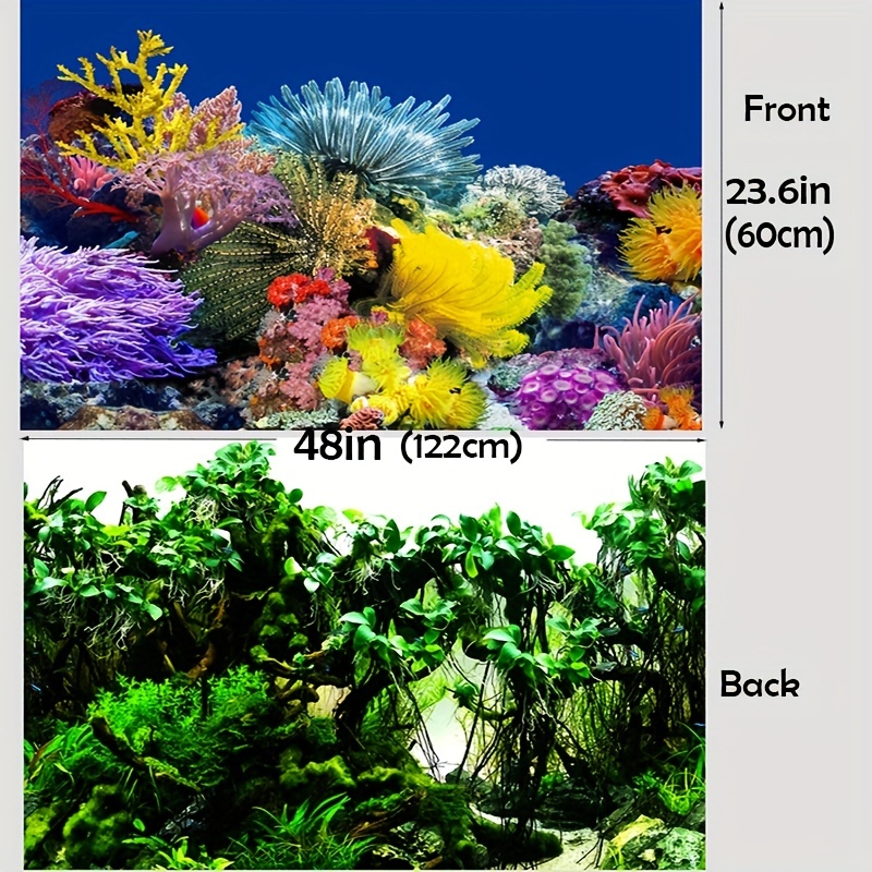 Fish Tank Ornaments, Backgrounds & Plants