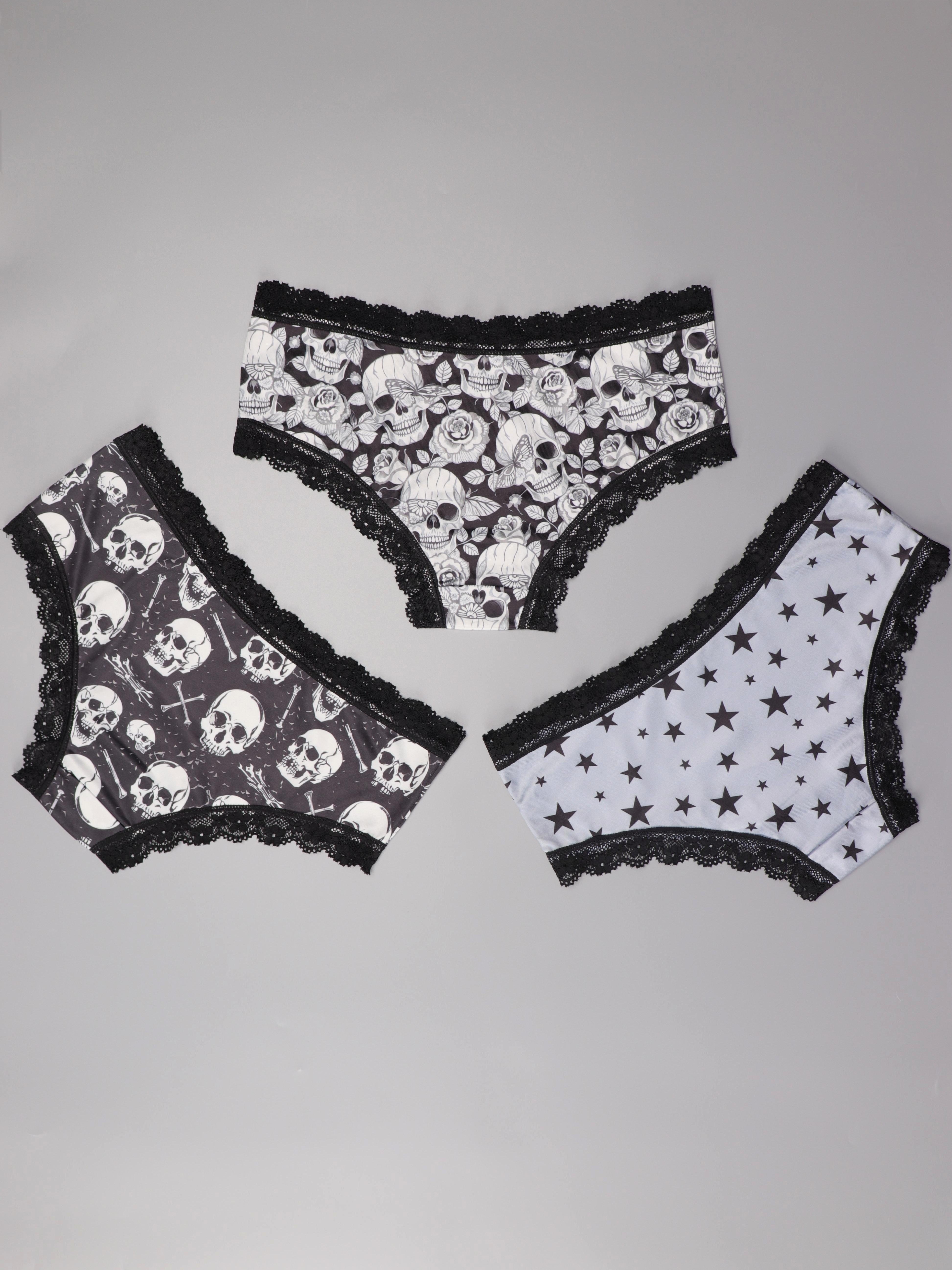 Sexy Gothic Lace Panties - Kuru Store