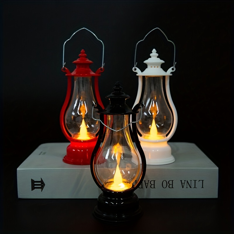 Retro Portable Small Oil Lamps Led Candles Small Night - Temu