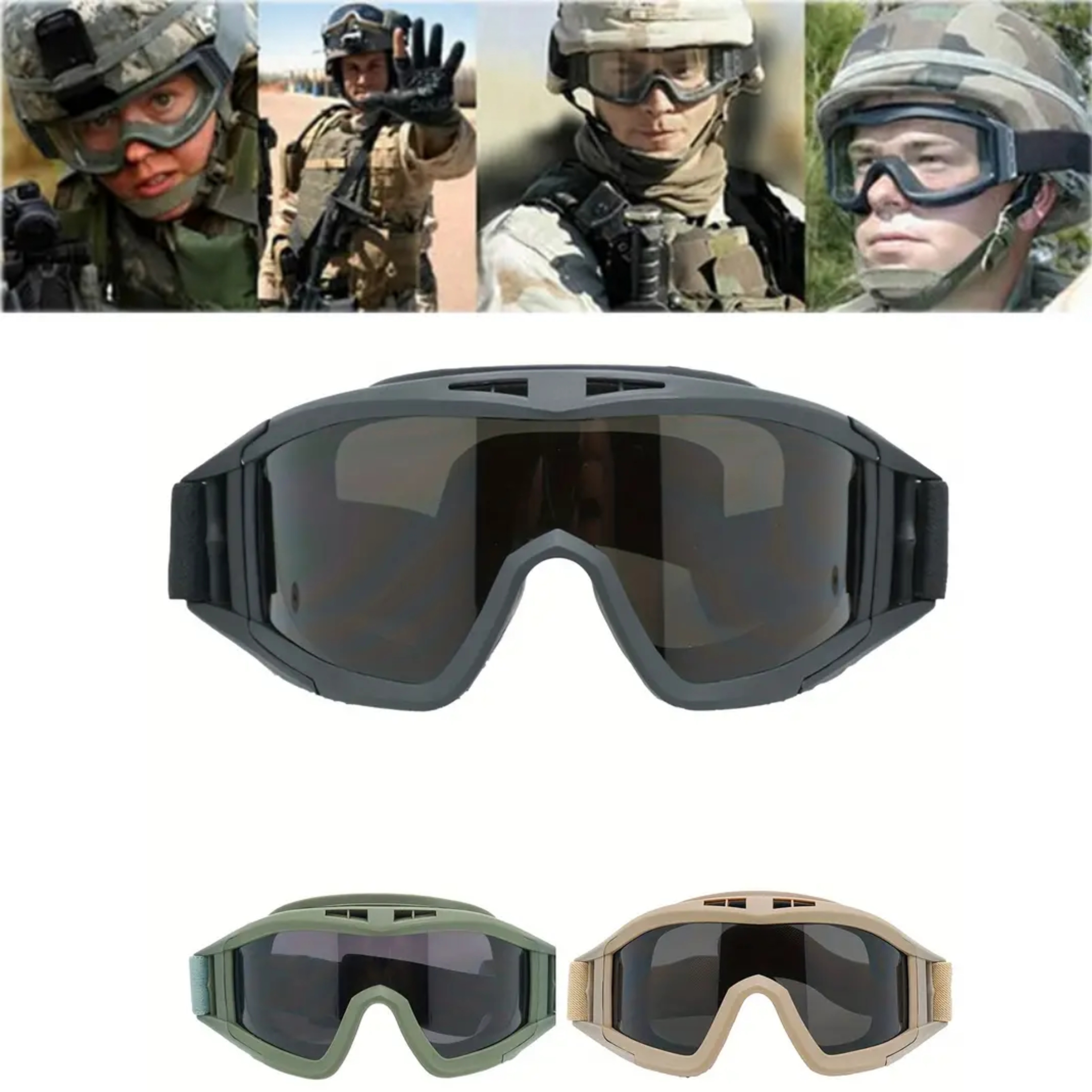 Gafas Tácticas Gafas De Sol Tácticas Airsoft CS Gafas De - Temu