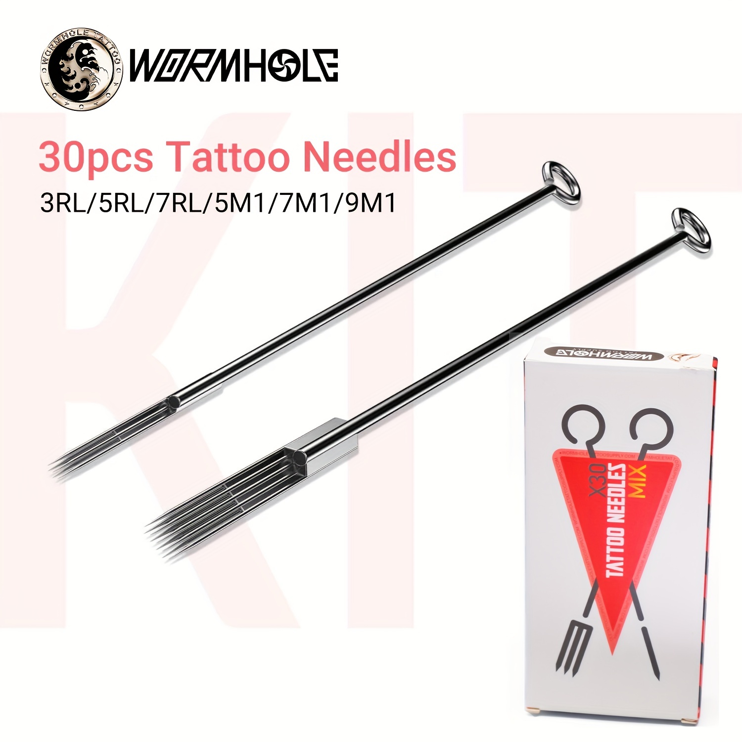 Wormhole Tattoo Cartridge Needles 50pcs Assorted Tattoo Needle Cartridges  Round Liner Mixed 3RL 5RL 7RL 9RL 11RL (50pcs #10 Standard RL)