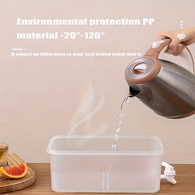 2Pcs Large Capacity Cold Kettle with Filter Lid Juice Jug Refrigerator Cold  Kettle Fridge Drink Container Reusable Water Pitcher
