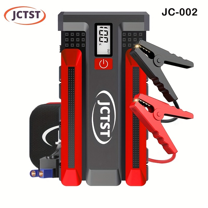 12v 600a Car Jump Starter Emergency Battery Booster Quick Start Power Bank  With Led Flashlight Charger For Phone - Automotive - Temu