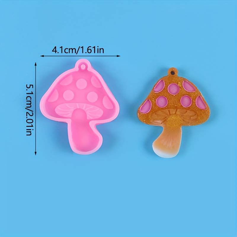 3D Mushroom Silicone Mold DIY Scented Candle Plaster Handmade Soap Mould  Chocolate Candy Cake Decoration Molds