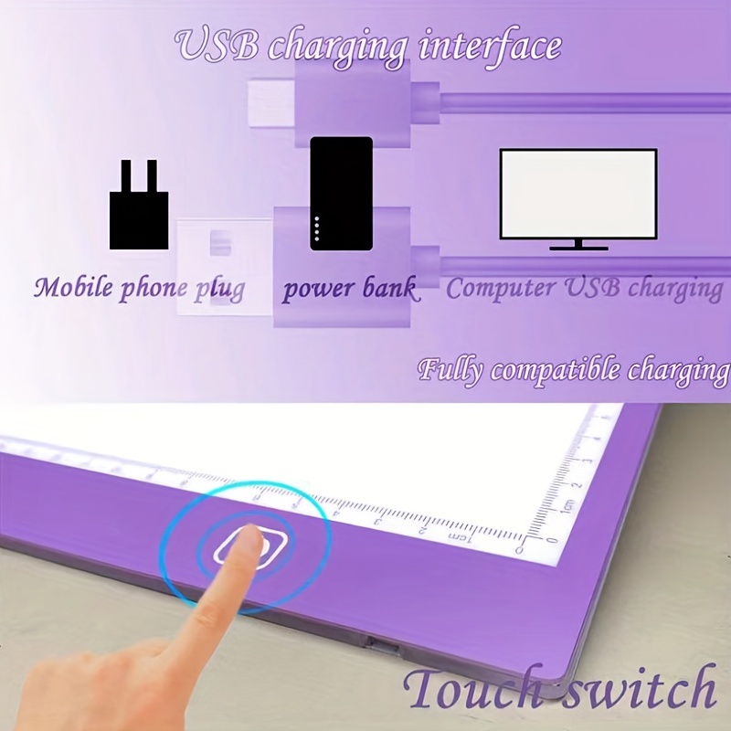 A3 Purple Border Scale Dotless Anime Drawing Drawing DIY Sketching And  Copying Drawing Board Copying Board Stationery And Educational Supplies