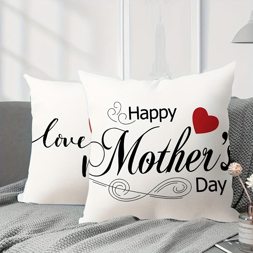 4pcs throw pillow covers square white background love arrow Temu