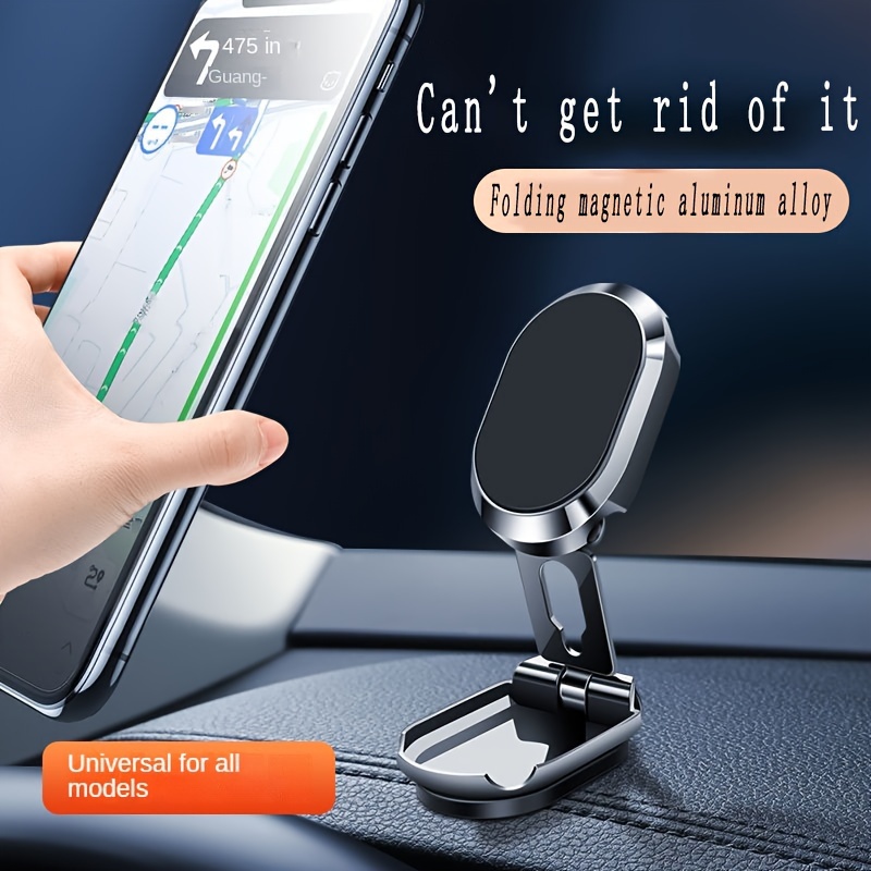 Support voiture magnétique alliage support téléphone portable rotatif 360  degré(