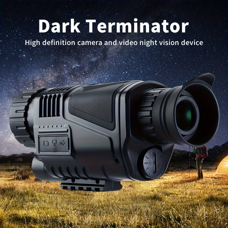 Monocular digital de visión nocturna HD NV-300, alcance para  exteriores/caza/observación, lector de tarjetas