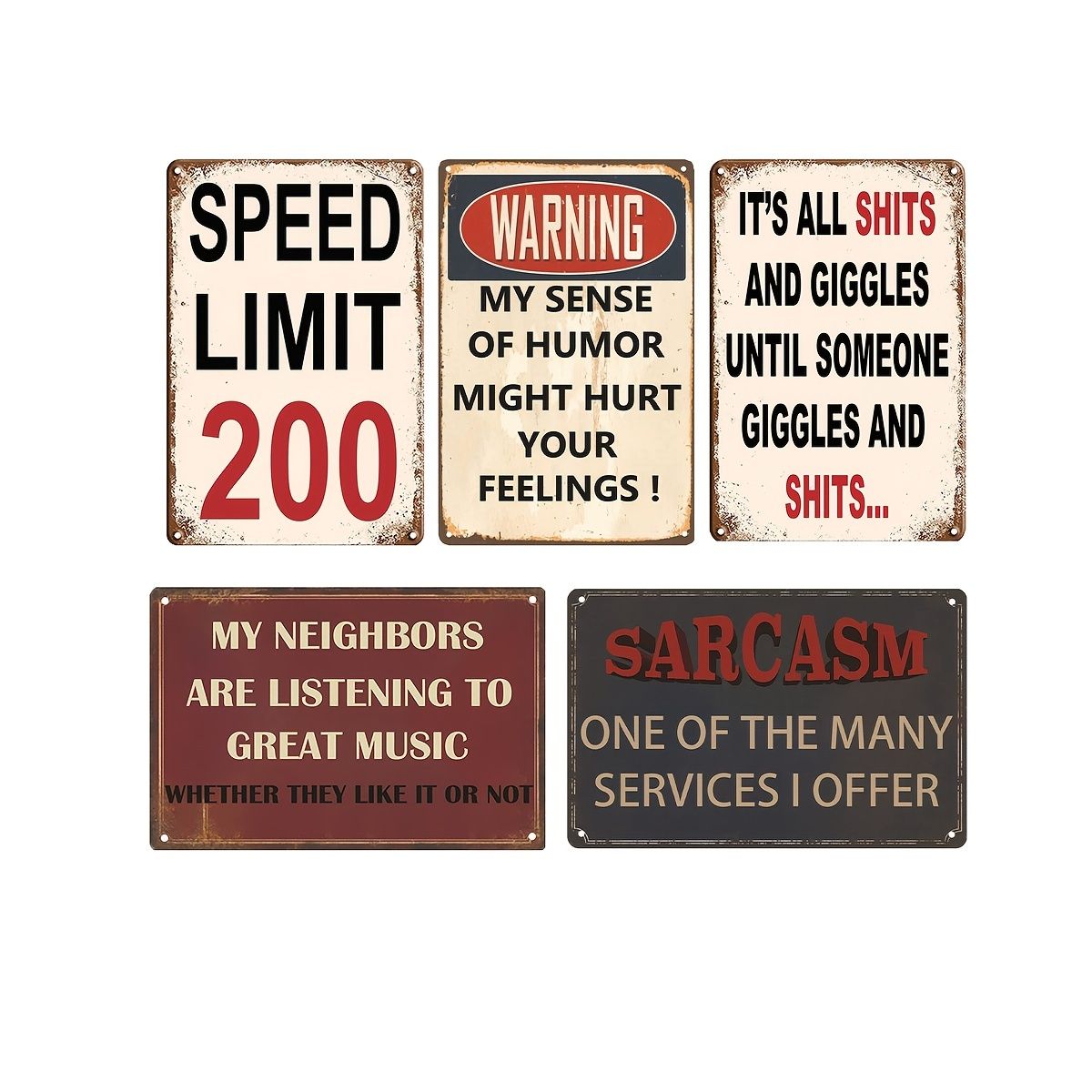 1pc Funny Sarcastic Metal Signs For Garage Office Signs Man Cave Bar Signs  Home Sign Wall Decor 12x8in | Check Out Today's Deals Now | Temu