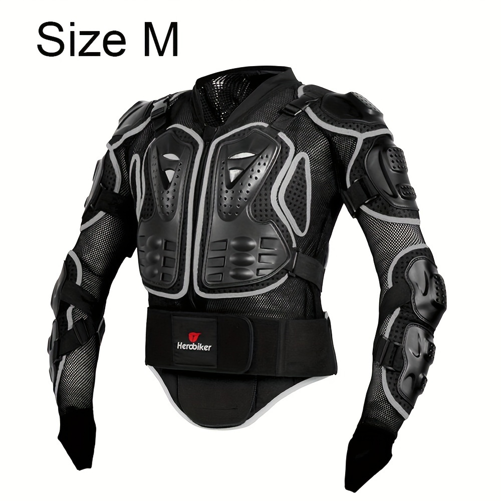 HEROBIKER Motorcycle Full Body Armor Jacket Spine Chest Protection Gear  Motocross Motos Protector Motorcycle Jacket 2 Styles : : Automotive