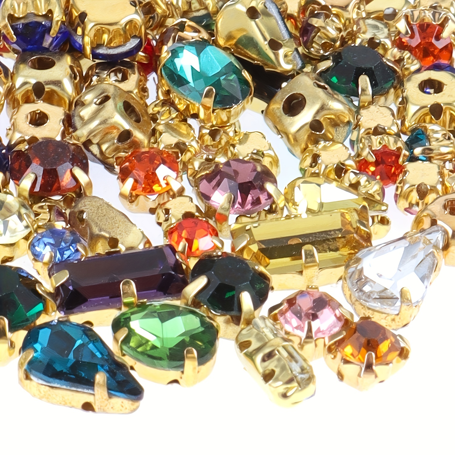 Craft Gemstones and Crystals Multicolor Rhinestones for Clothes