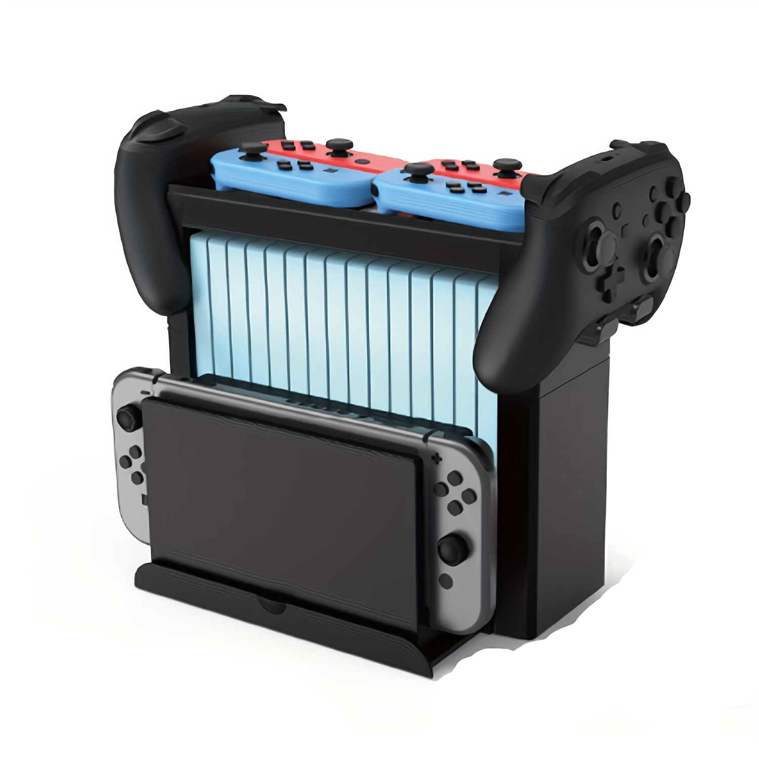 Nintendo Switch Grise + 3 jeux + Boîte de rangement
