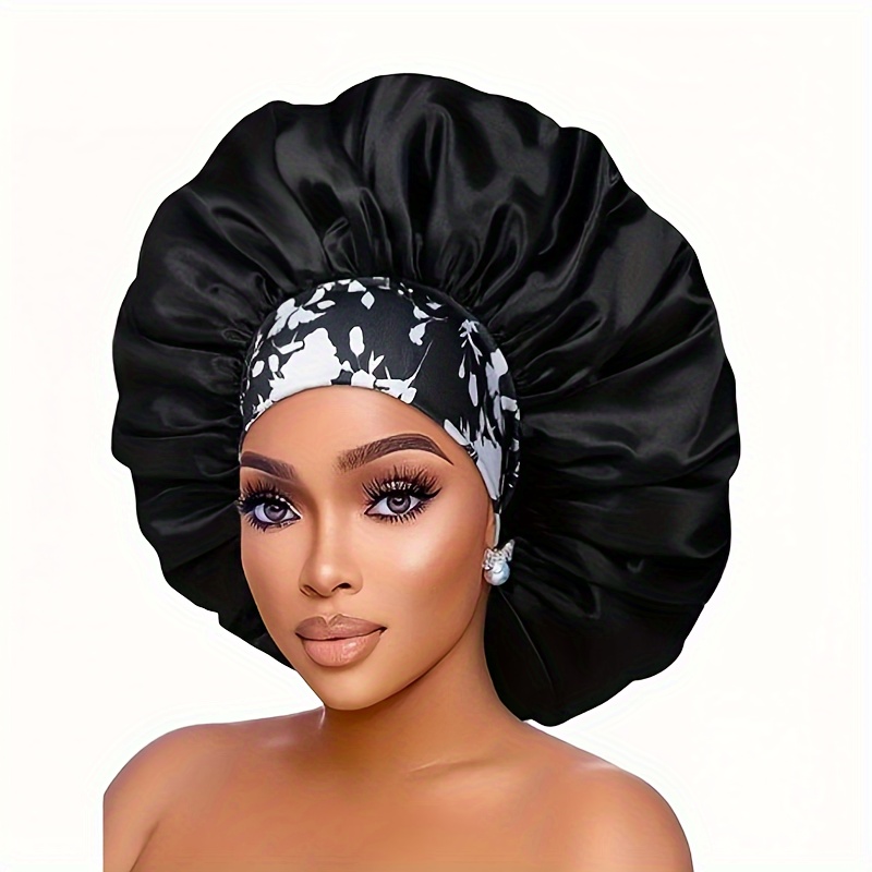 1 Pièces Bonnet Satin Cheveux Nuit, Chapeaux de Sommeil, Bonnet