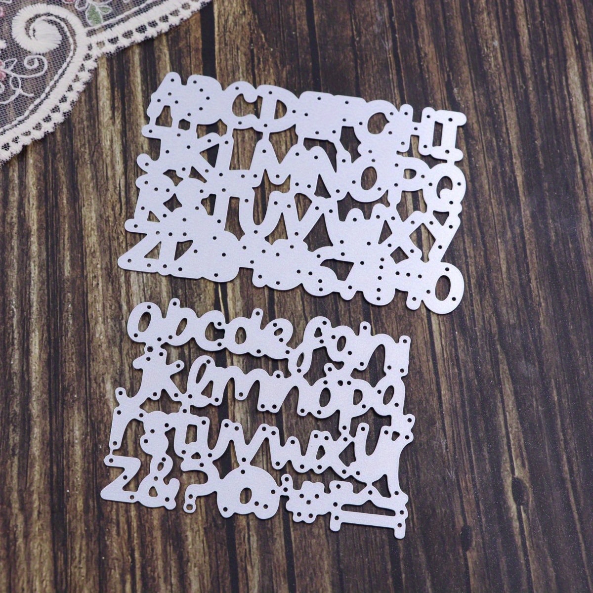 English Letters Enjoy Metal Cutting Dies For Card Making - Temu