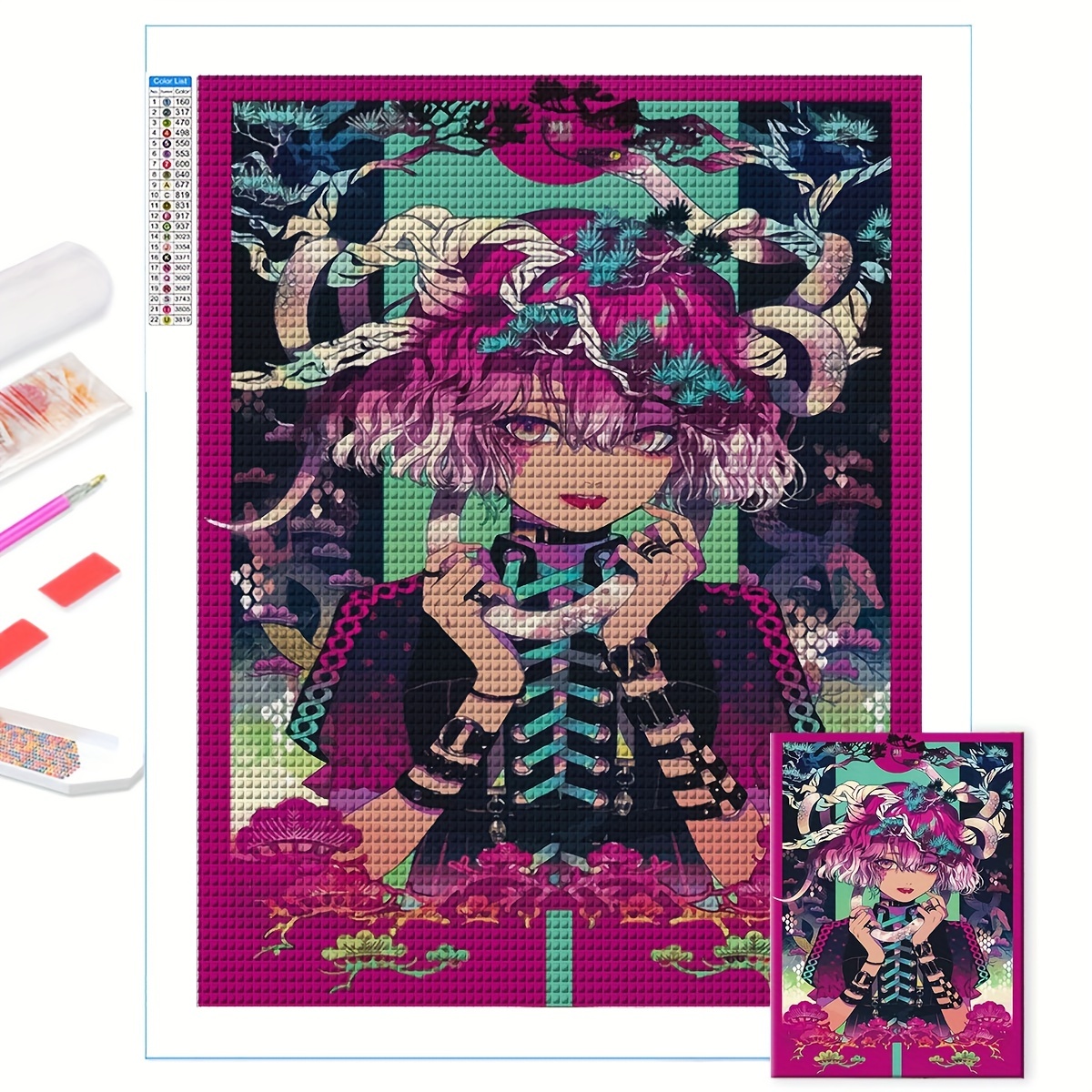5d Diy Anime Figure Diamond Painting Kits For Adults 5d Diamond Art Kit For  Beginners, Diy Paint With Round Full Drill Diamonds Diamond Art Embroidery  Craft For Home Wall Decor - Temu