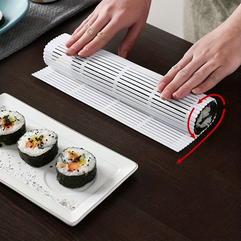 Sushi Rolling Mat, Square Sushi Maker, Silicone Sushi Roller Mat, Creative Sushi  Roller Mat, Diy Sushi Maker, Multifunctional Cooking Tool, Kitchen  Supplies, Kitchen Tools - Temu