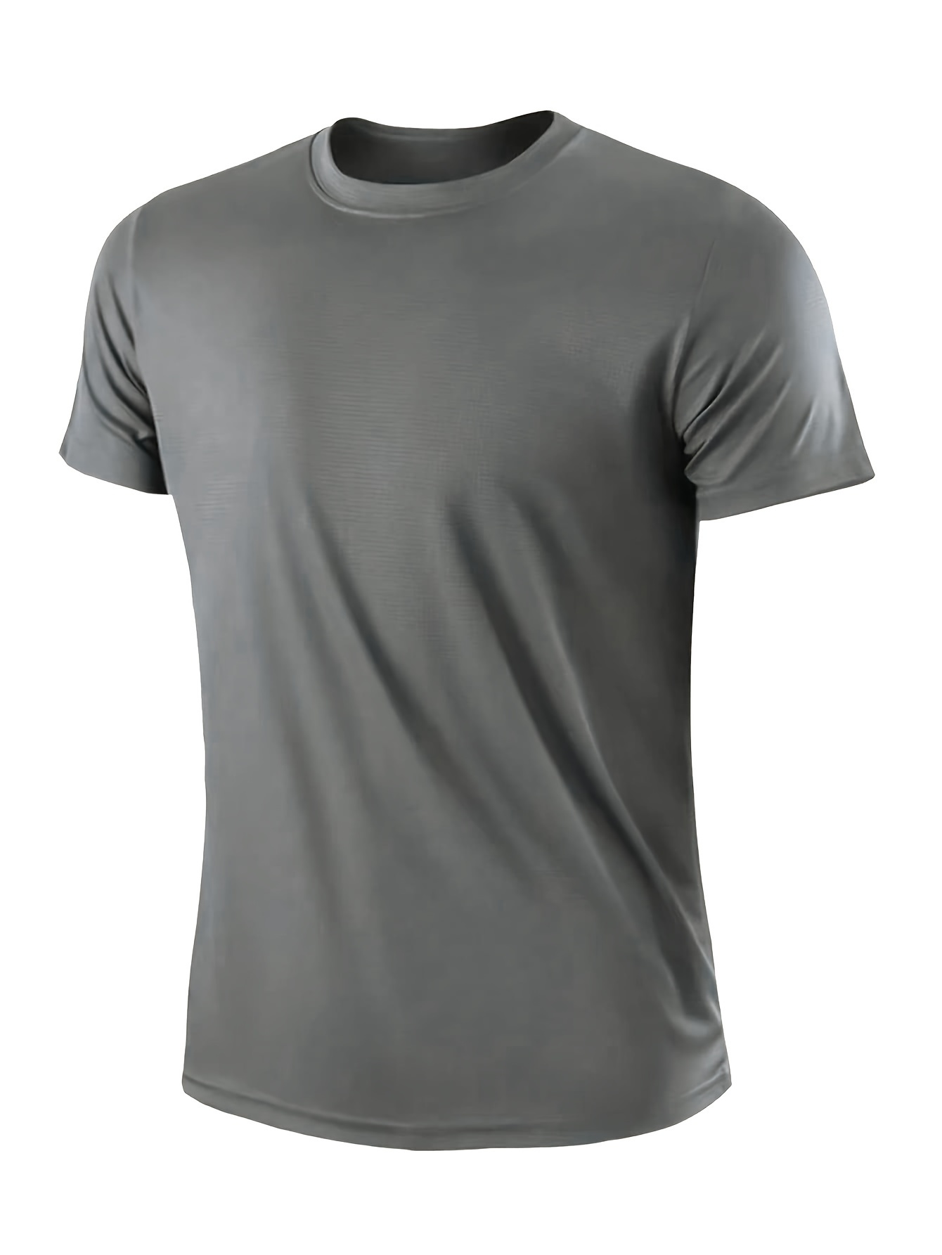 Men's Short Sleeve Crew Neck T shirts Lightweight Quick Dry - Temu Canada