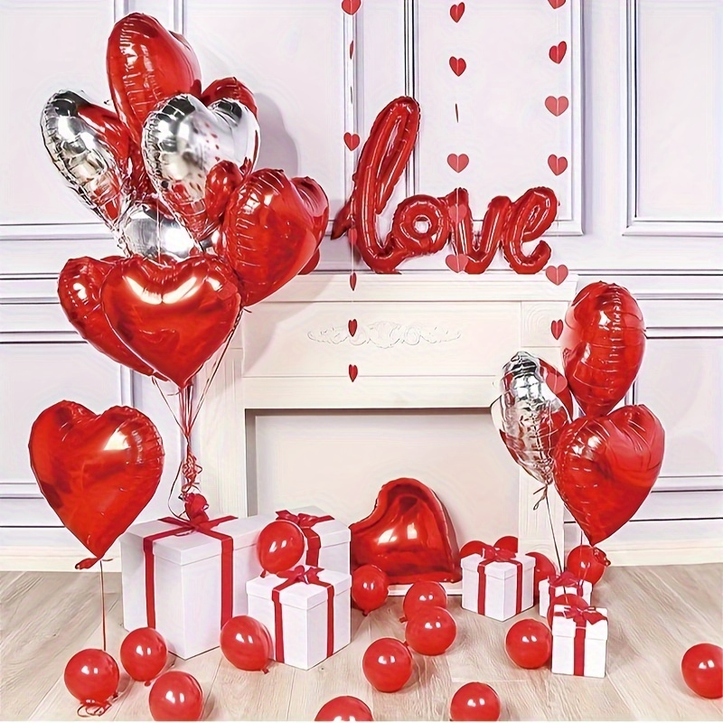 9pcs Set Palloncini Love Decorazioni San - Temu Italy