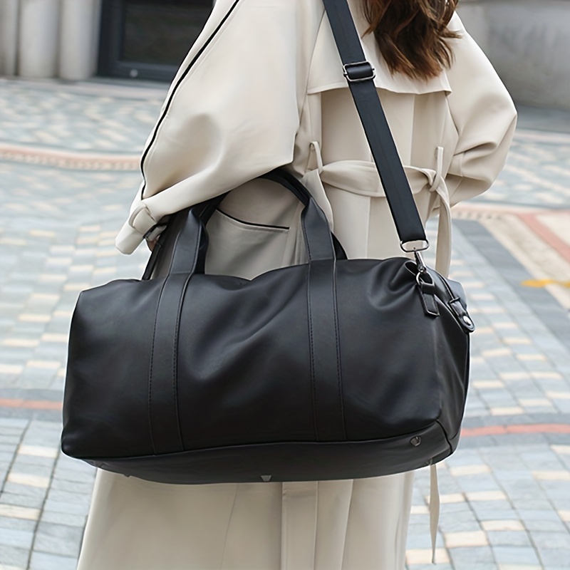 Women Travel Bags PU Leather Large Capacity Luggage Duffle Bag