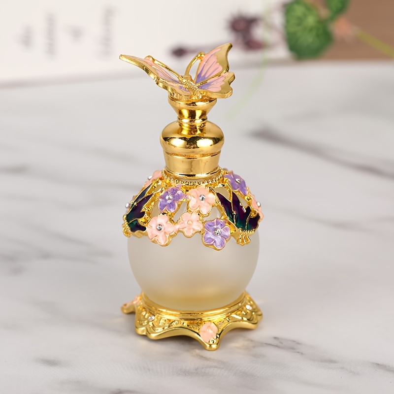 Buy YU FENG 15ml Fancy Retro Round Empty Perfume Bottle Antique