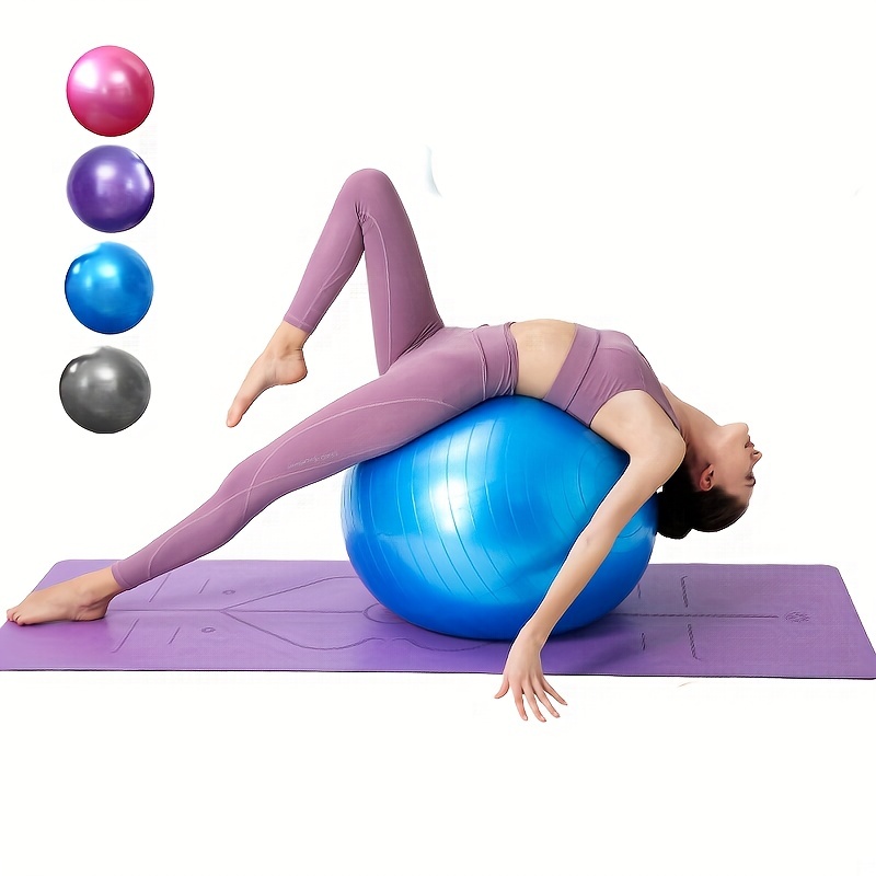 QISHOP Mini pelota de ejercicio de pilates de 6 pulgadas para yoga, bola  dobladora pequeña