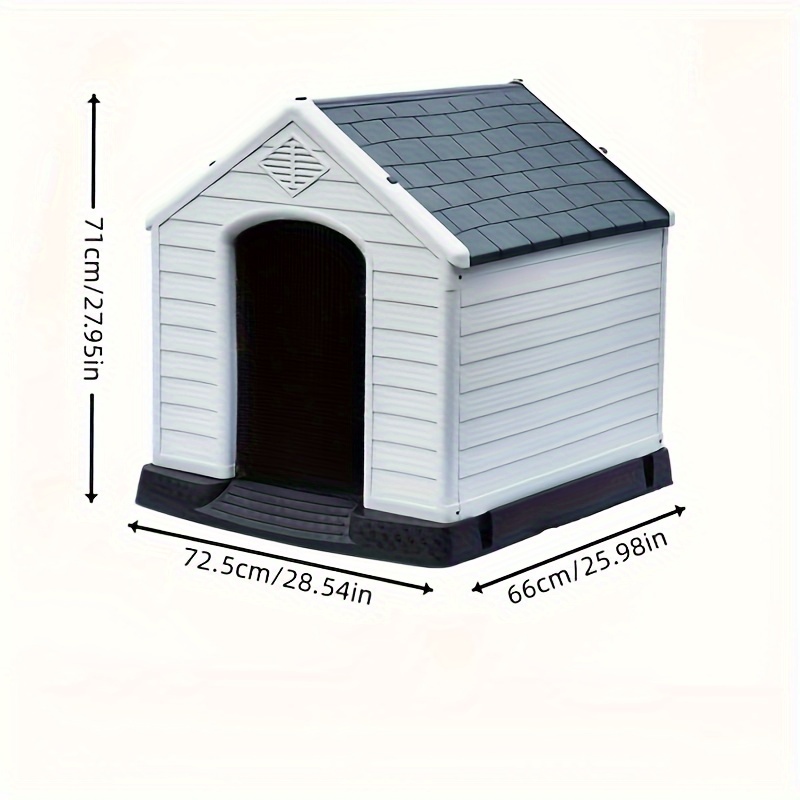 1pc Outdoor Rainproof Dog House For 66.14lb Pets, Waterproof Shelter For  Medium-sized Pets, Featuring Insulation, Detachability, And Easy Cleaning,  The Ideal Winter Refuge For Your Medium-sized Companion - Pet Supplies -  Temu