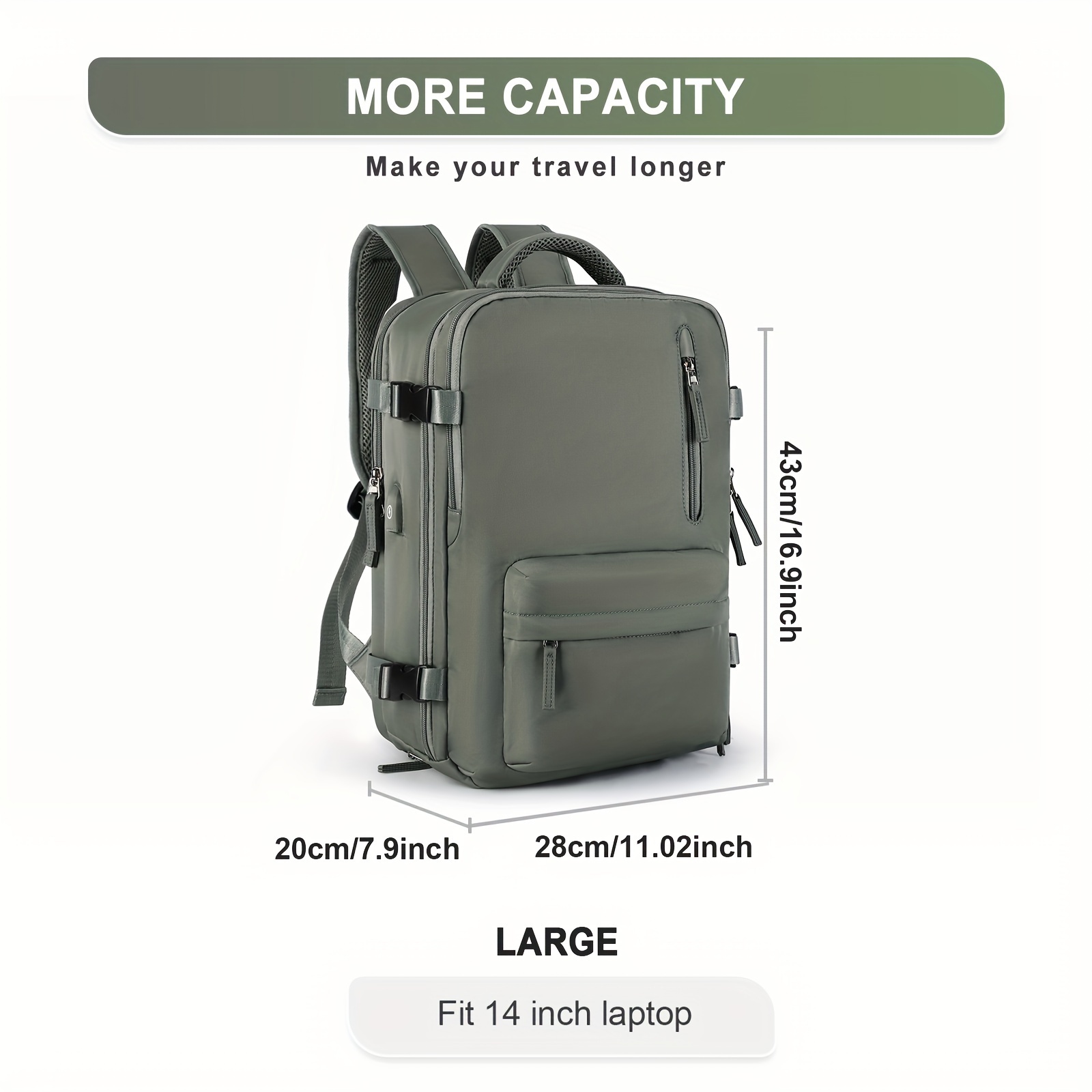 Laptop backpack 14 outlet inch