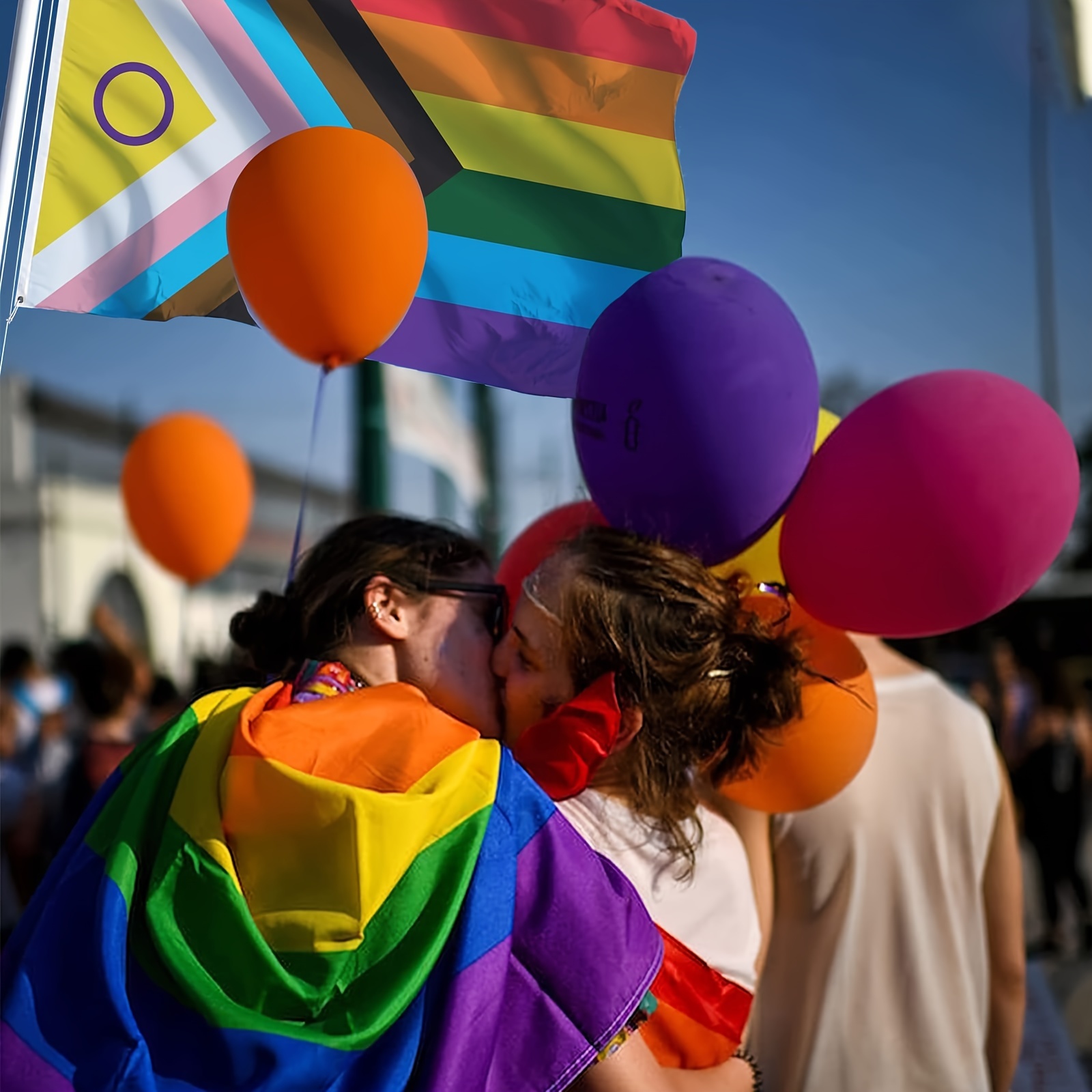 New Adults RAINBOW Stripe Flag Gay Pride Lesbian LGBT Festival