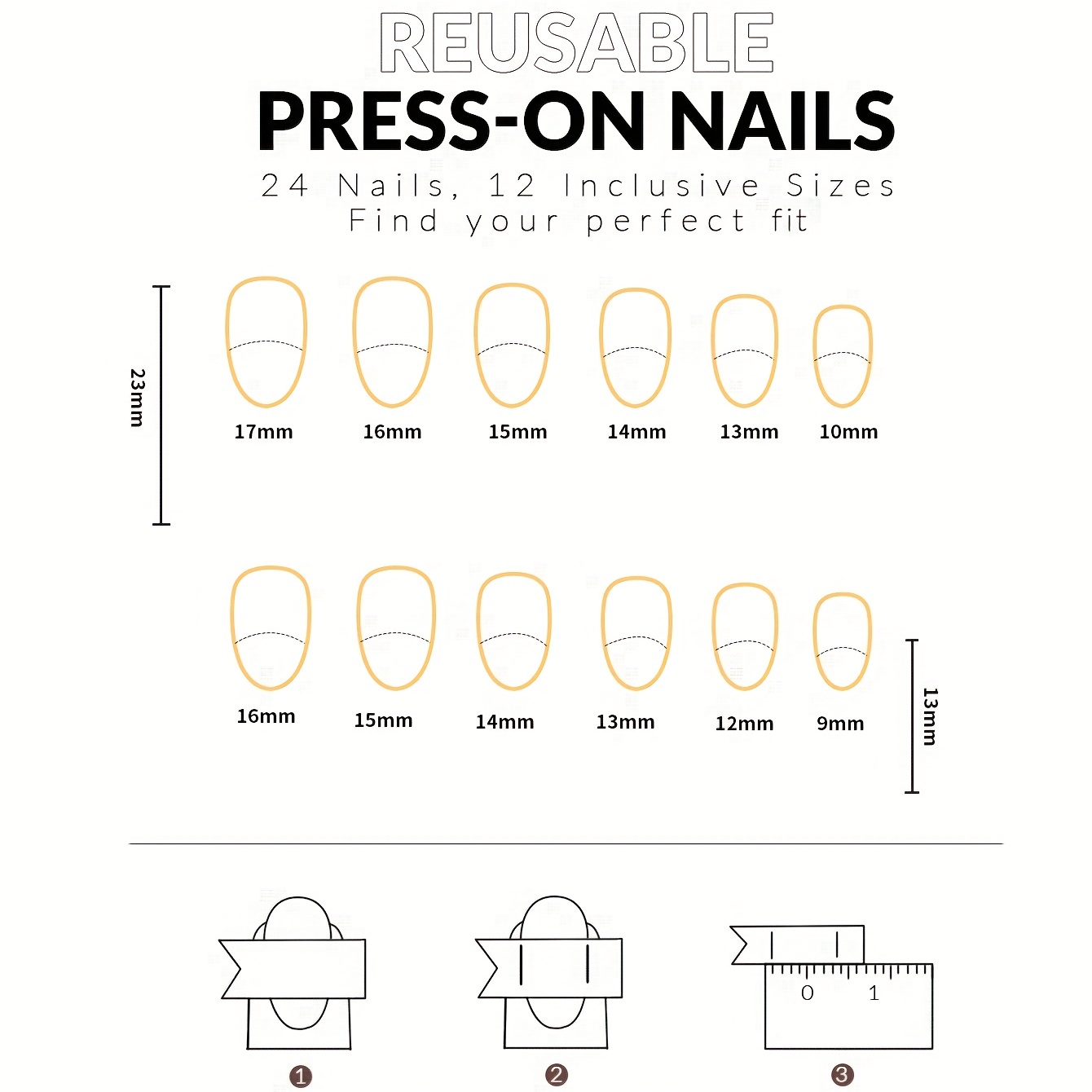 Leopard Rhinestone Almond Press On Nails 24pcs
